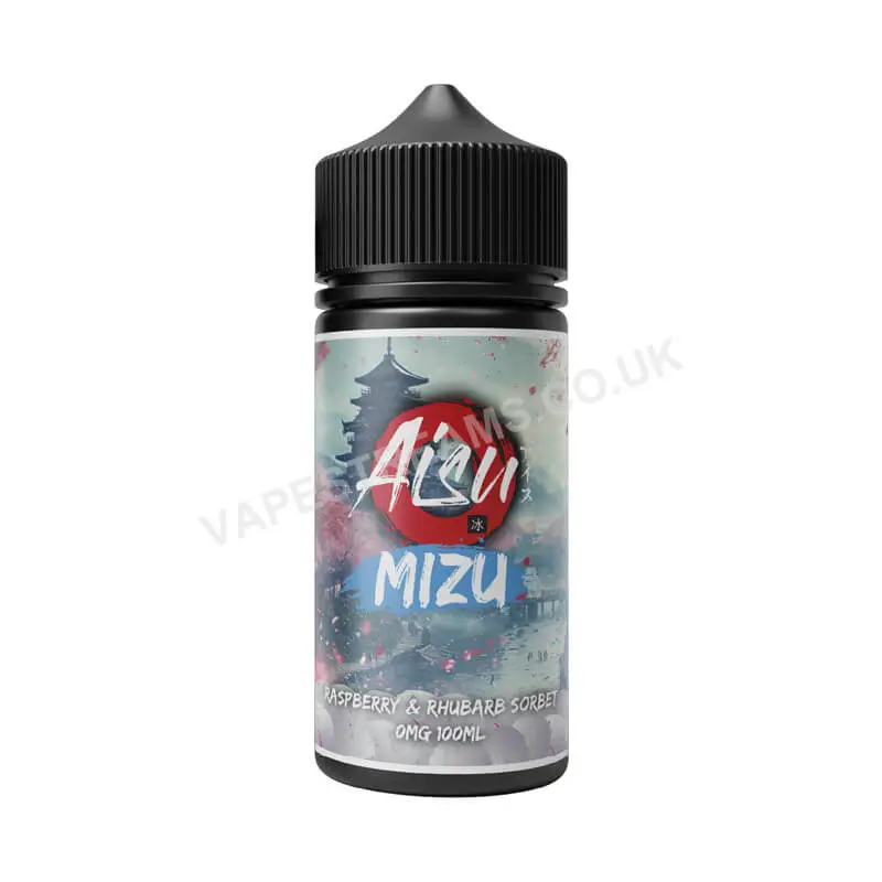 Aisu Mizu Raspberry &amp; Rhubarb Sorbet E-Liquid Shortfill