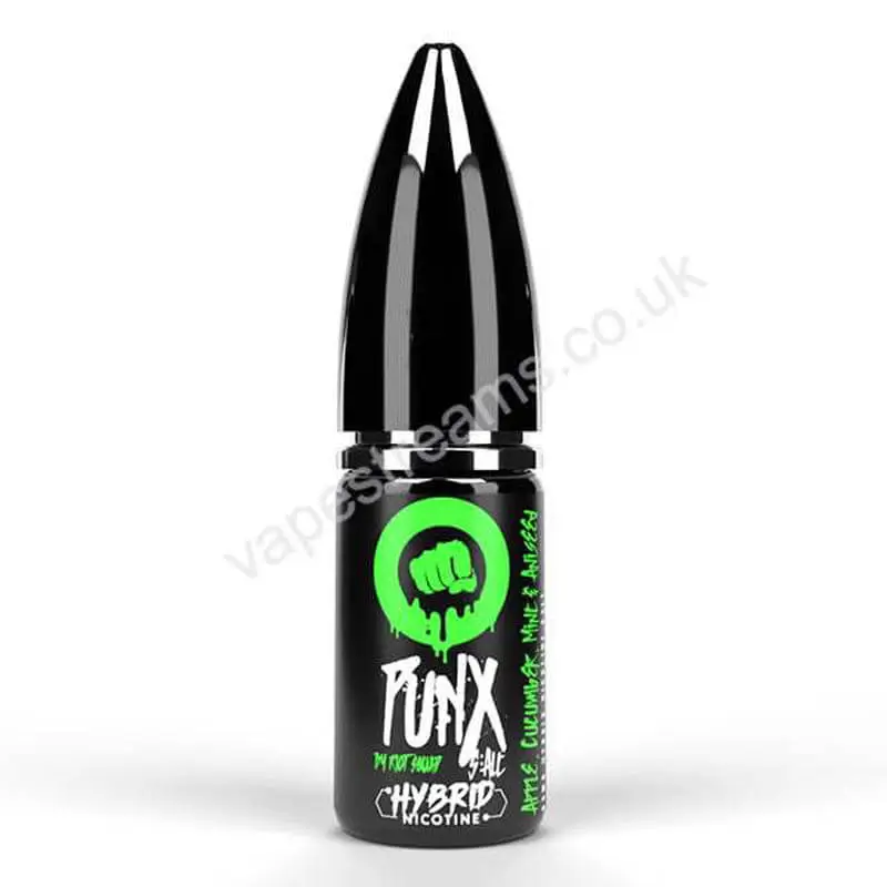 Apple Cucumber Mint &amp; Aniseed Nic Salt E-Liquid by Riot Squad Punx