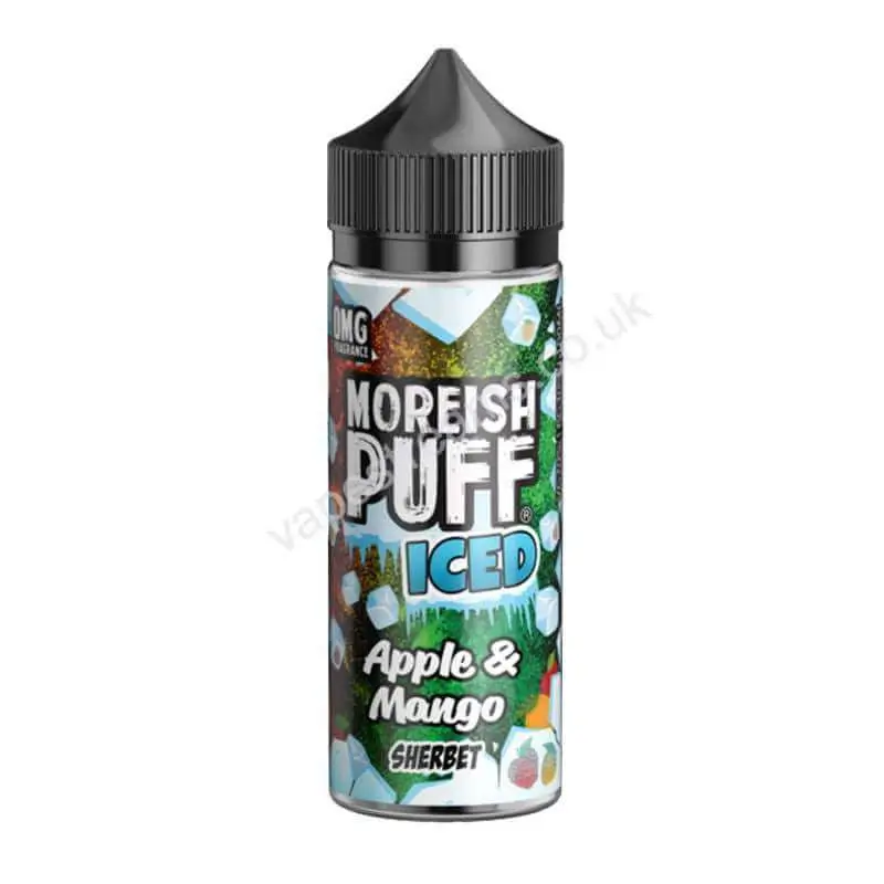 Apple &amp; Mango Sherbet E-Liquid Shortfill by Moreish Puff Iced