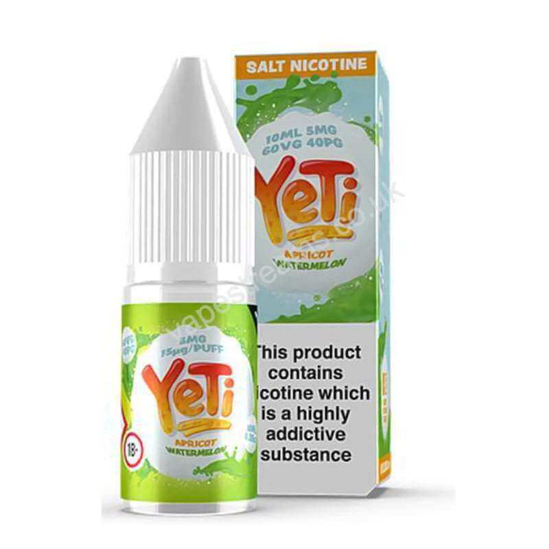 Apricot Watermelon Nicotine Salt E-Liquid by YeTi Salts