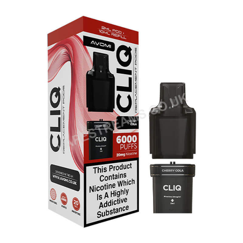 Avomi Cliq 6000 Cherry Cola Prefilled Pod