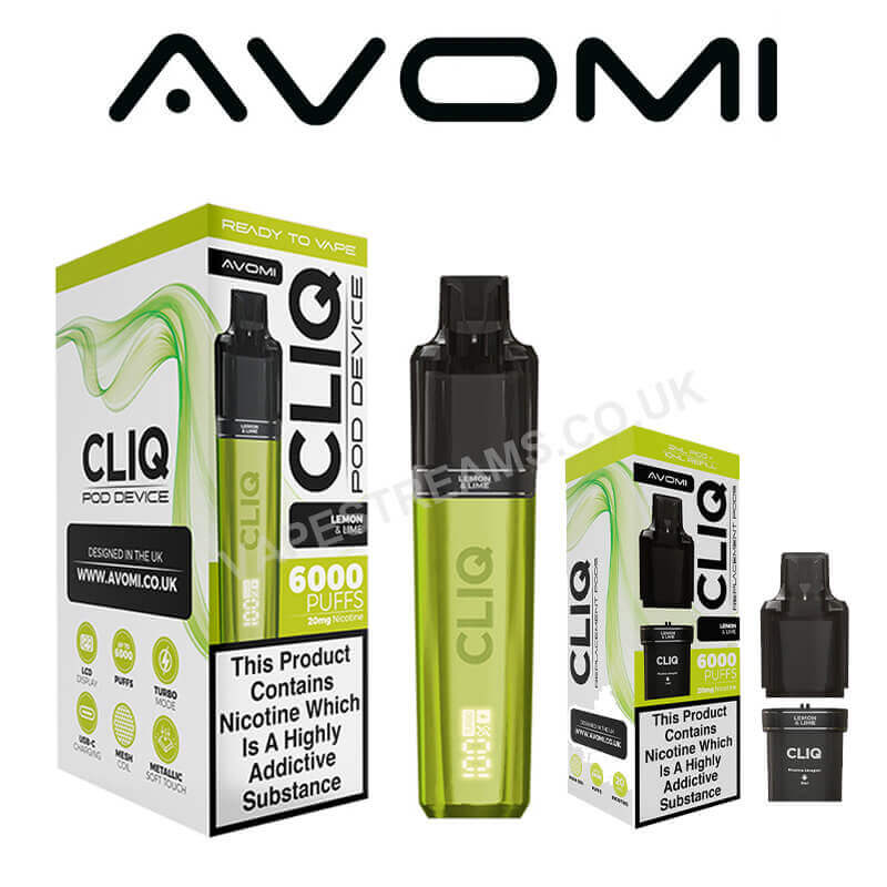 Avomi Cliq 6000 Prefilled Pod Kit System