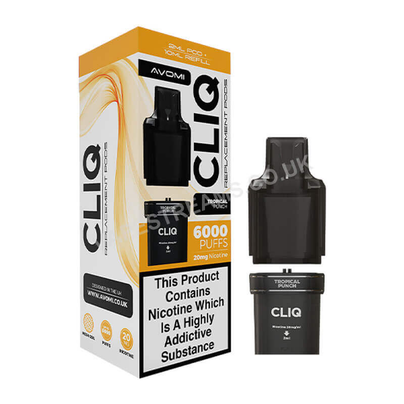Avomi Cliq 6000 Tropical Punch Prefilled Pod