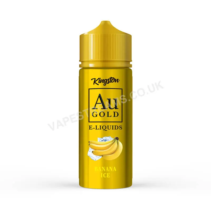 Banana Ice E-Liquid Shortfill By Kingston Au Gold