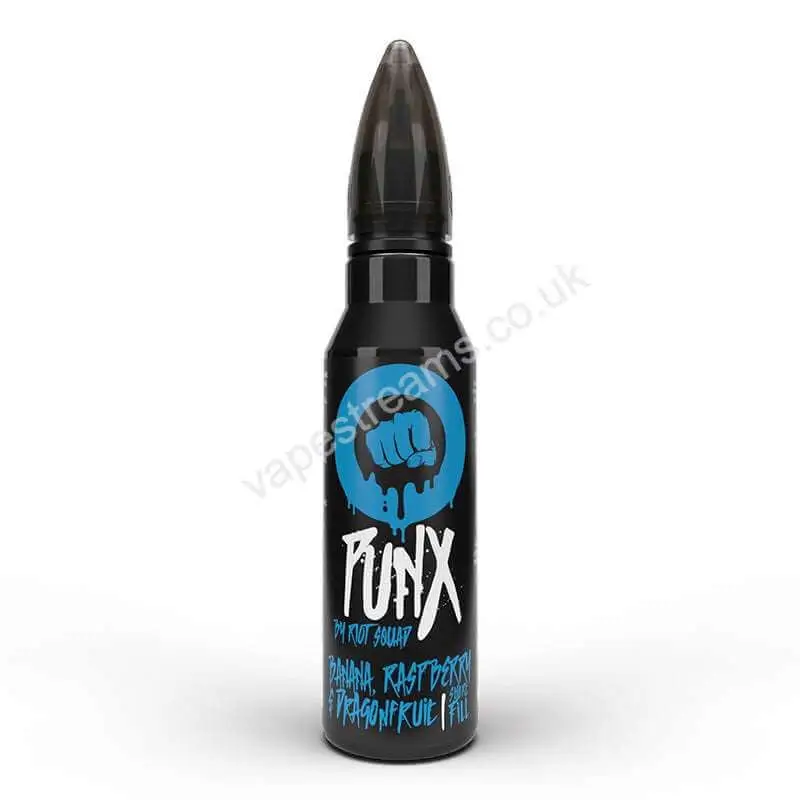 Banana Raspberry &amp; Dragonfruit E-Liquid Shortfill by Riot Squad Punx