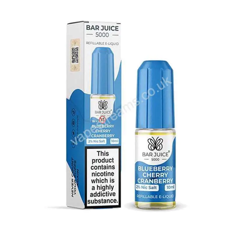 Bar Juice 5000 Blueberry Cherry Cranberry Nic Salt E-Liquid