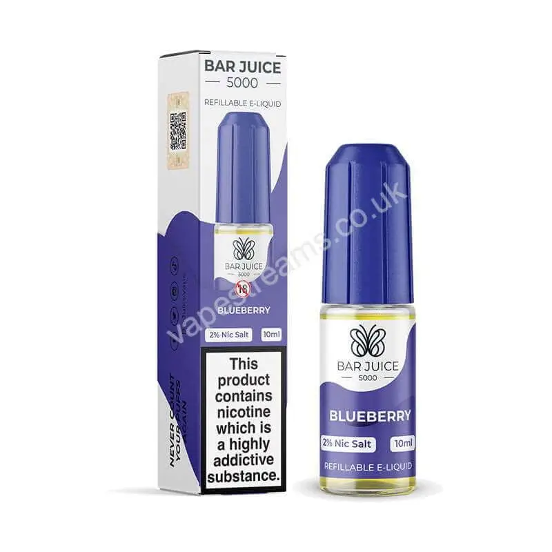 Bar Juice 5000 Blueberry Nic Salt E-Liquid