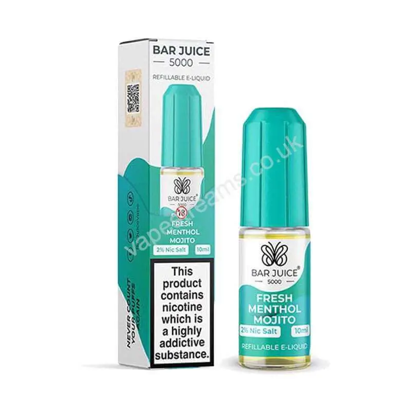 Bar Juice 5000 Fresh Menthol Mojito Nic Salt E-Liquid