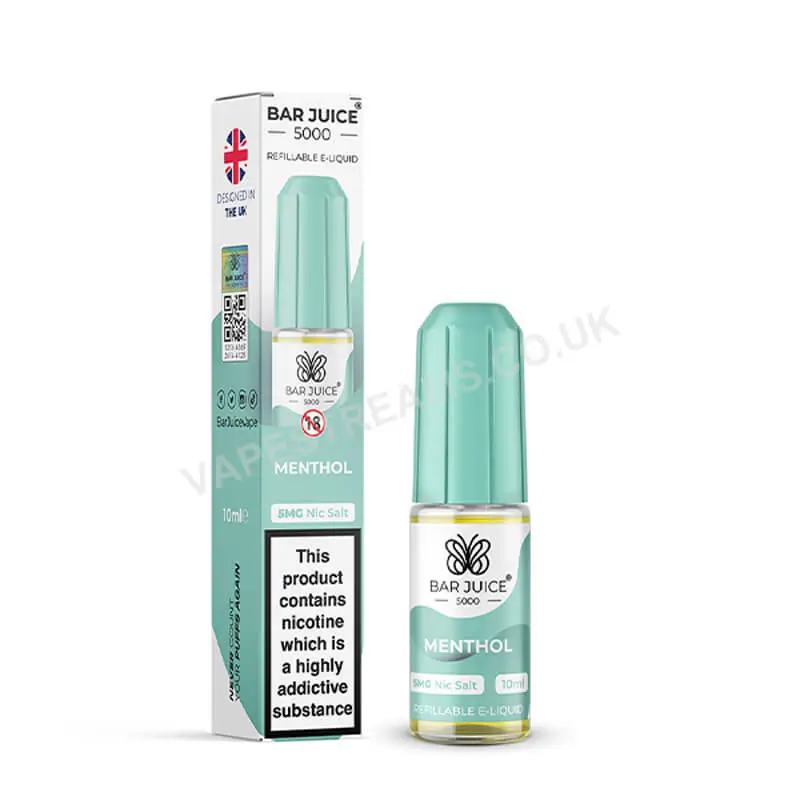 Bar Juice 5000 Menthol Nic Salt E-Liquid