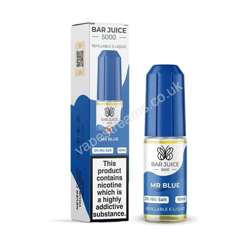 Bar Juice 5000 Mr Blue Nic Salt E-Liquid