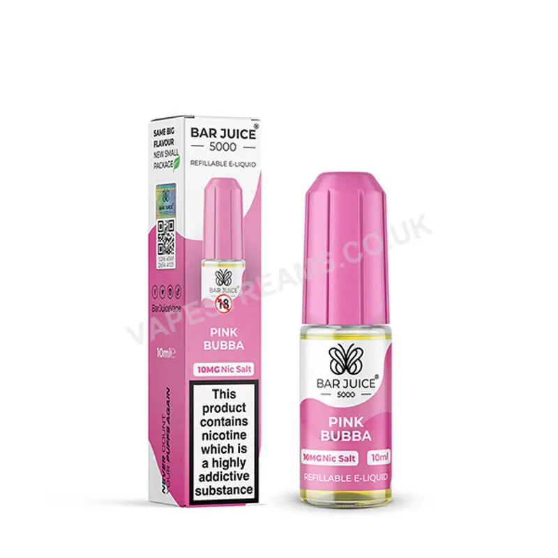 Bar Juice 5000 Pink Bubba/ Strawberry Bubblegum Nic Salt E-Liquid