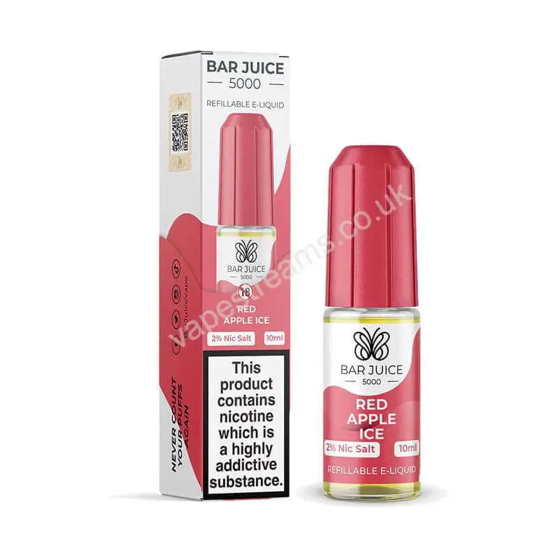 Bar Juice 5000 Red Apple Ice Nic Salt E-Liquid