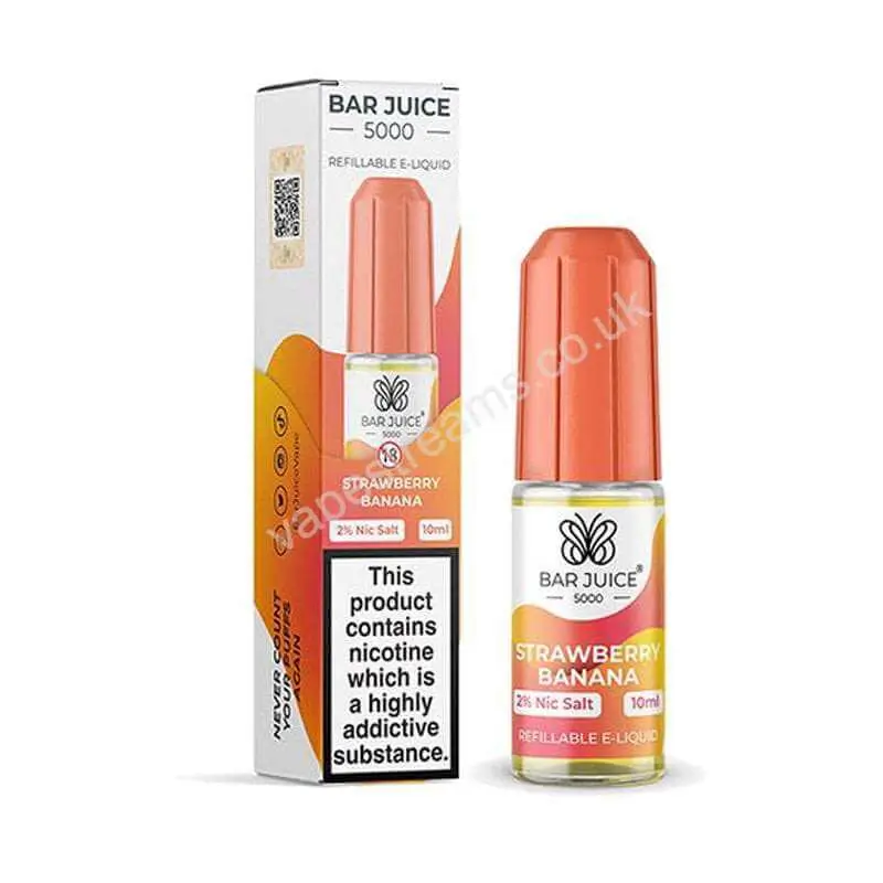 Bar Juice 5000 Strawberry Banana Nic Salt E-Liquid