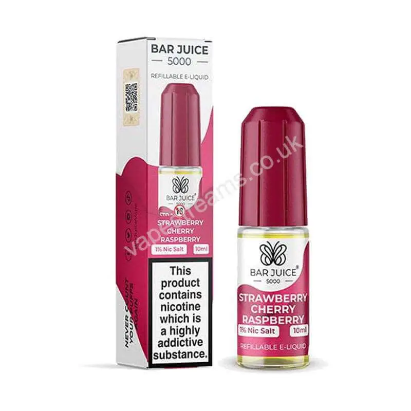 Bar Juice 5000 Strawberry Cherry Raspberry Nic Salt E-Liquid