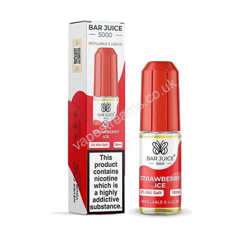 Bar Juice 5000 Strawberry Ice Nic Salt E-Liquid