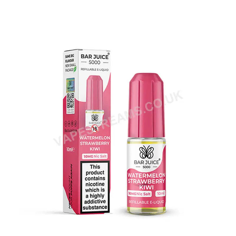Bar Juice 5000 Watermelon Strawberry Kiwi Nic Salt E-Liquid