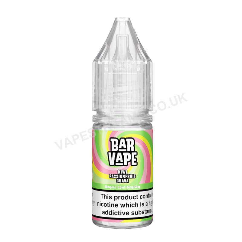 Bar Vape Kiwi Passionfruit Guava Nic Salt E-Liquid