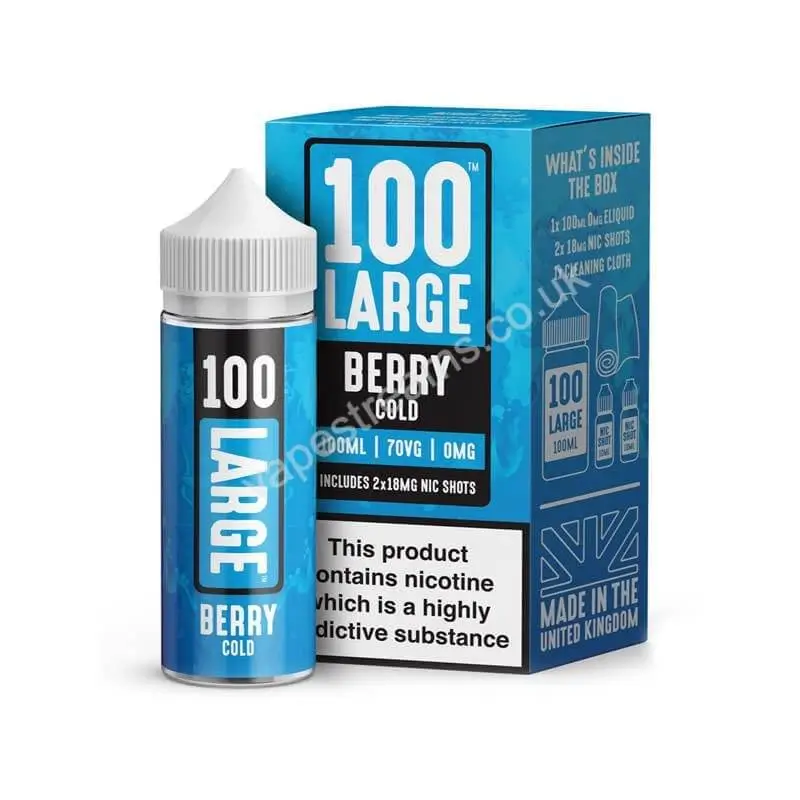 Berry Cold by 100 Large Juice Short Fill