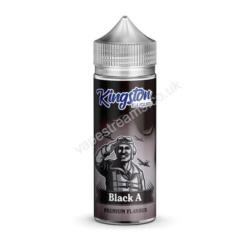 Black A E-Liquid Shortfill by Kingston