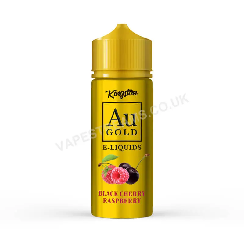 Black Cherry Raspberry E-Liquid Shortfill By Kingston Au Gold