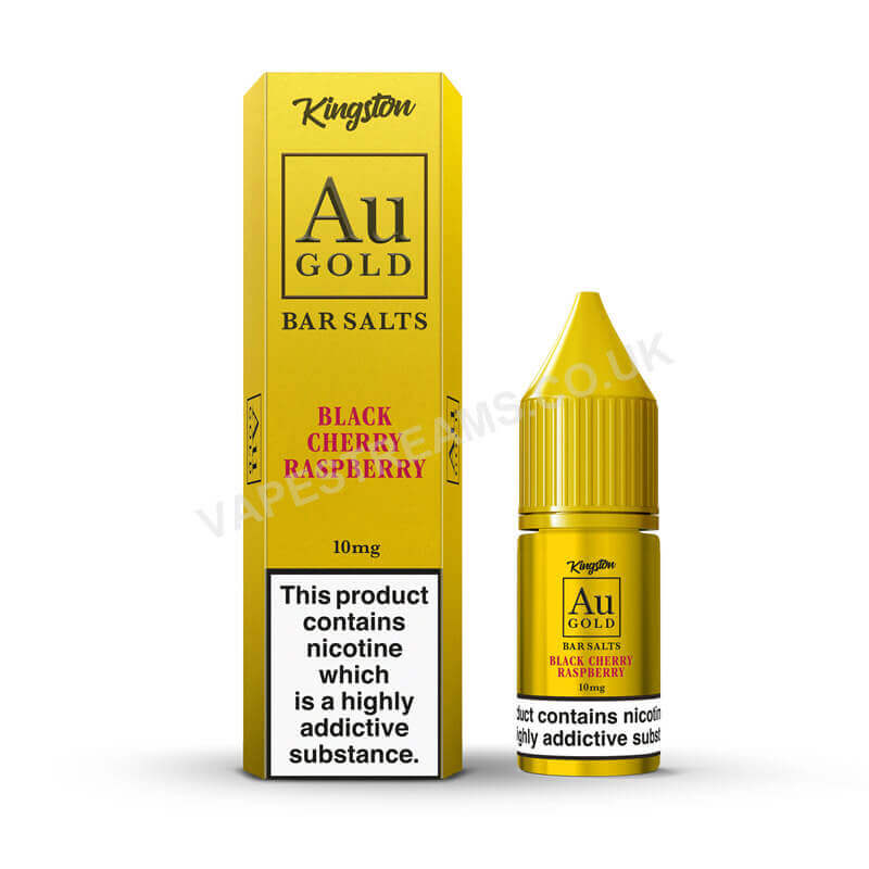 Kingston Au Gold Black Cherry Raspberry Nic Salt E-Liquid