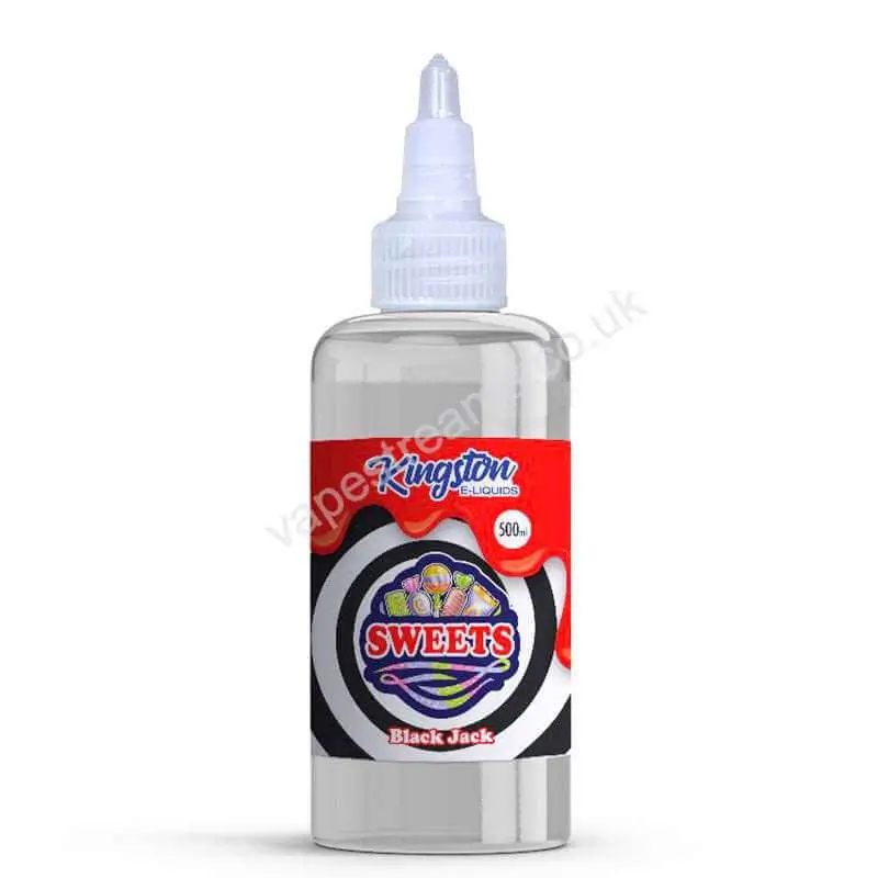 Black Jack 500ml E-Liquid Shortfill by Kingston