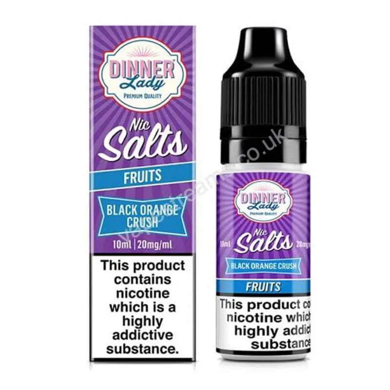 Dinner Lady Black Orange Crush Nic Salt E-Liquid