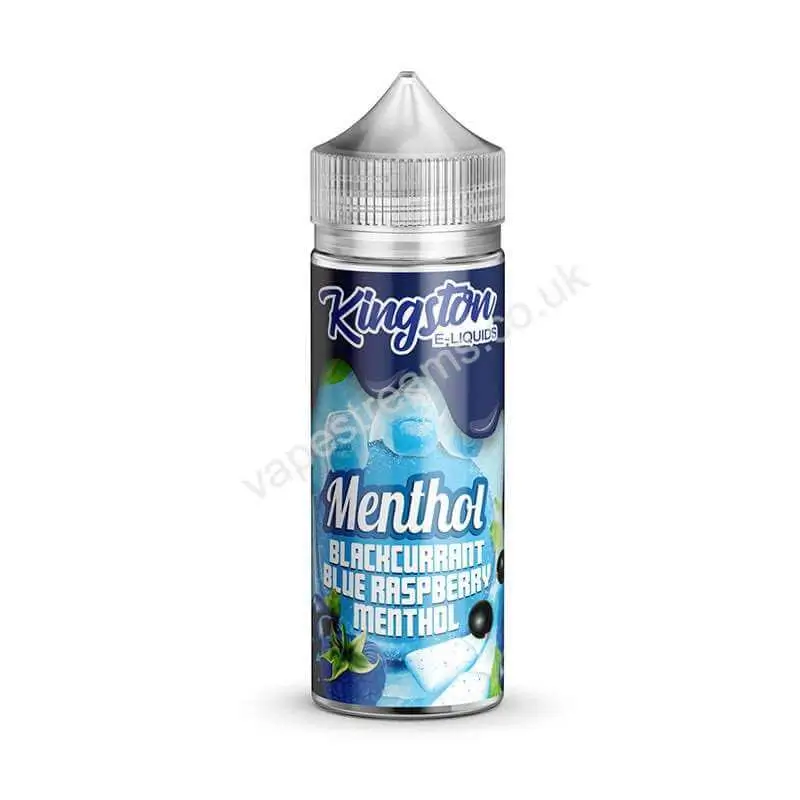 Blackcurrant Blue Raspberry Menthol E-Liquid Shortfill by Kingston