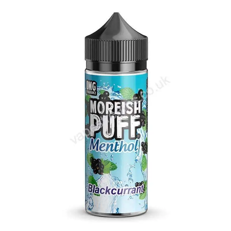 Moreish Puff Menthol Breezy Blackcurrant E-Liquid Shortfill