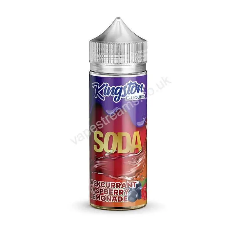 Blackcurrant Raspberry Lemonade E-Liquid Shortfill by Kingston Soda
