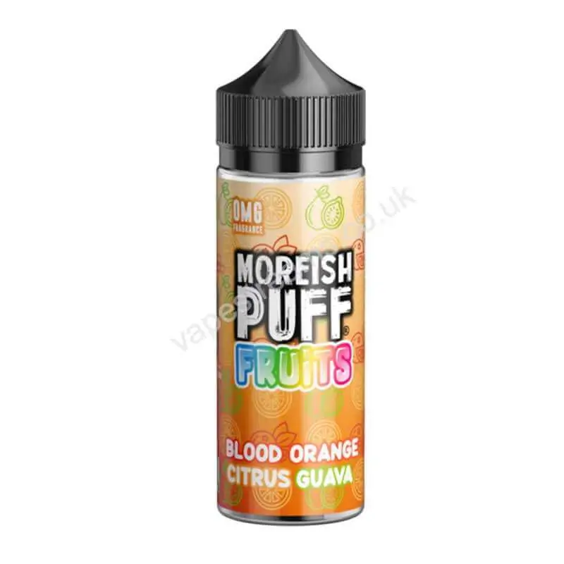 Blood Orange Citrus Guava E-Liquid Shortfill by Moreish Puff Fruits