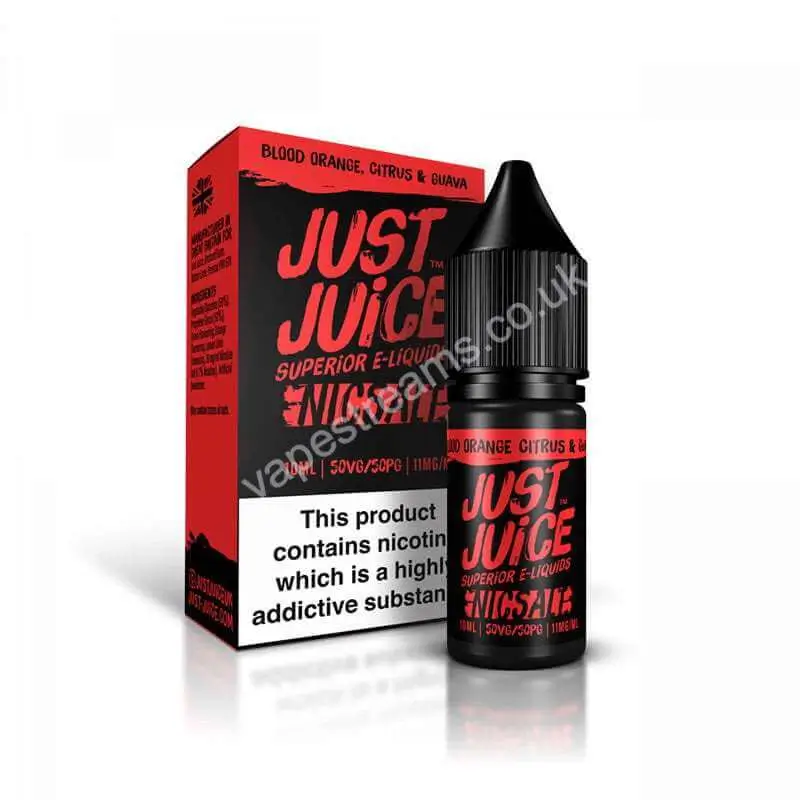 Just Juice Blood Orange Citrus &amp; Guava Nic Salt E-Liquid