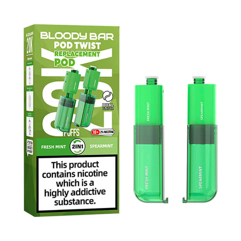 Bloody Bar Pod Twist 20K Fresh Mint/ Spearmint Prefilled Pod