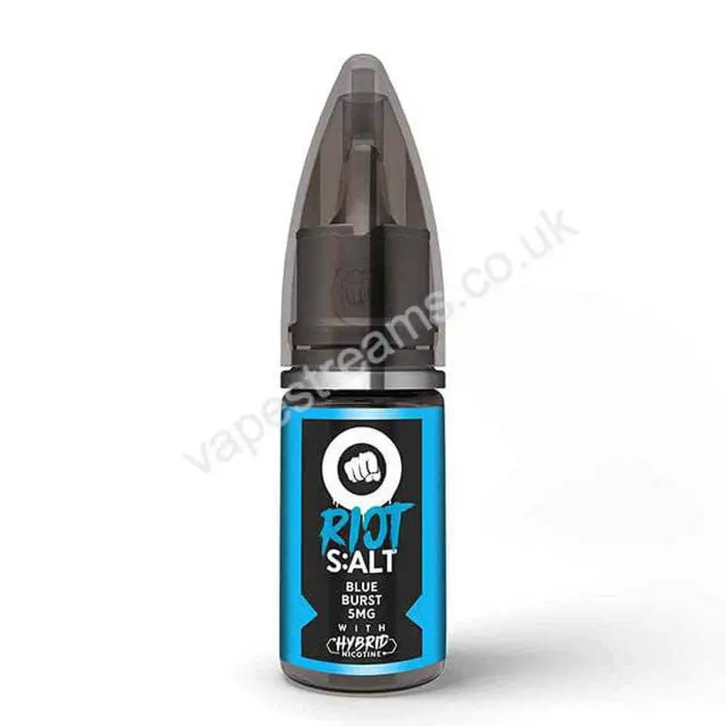 Blue Burst Hybrid Nicotine Salt E-Liquid by Riot S:alt