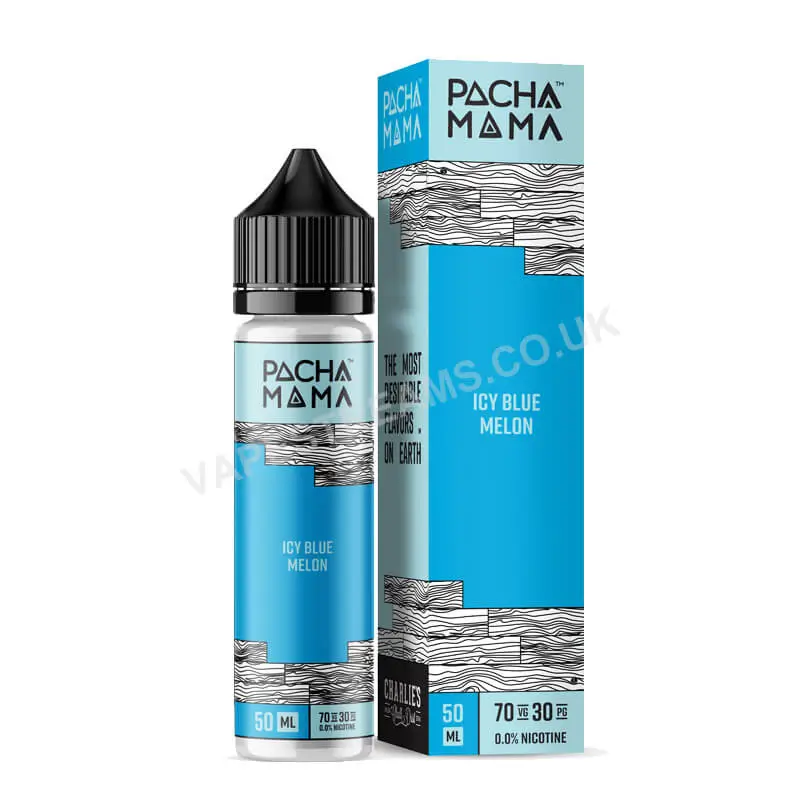 Icy Blue Melon E-Liquid Shortfill by Pacha Mama Ice
