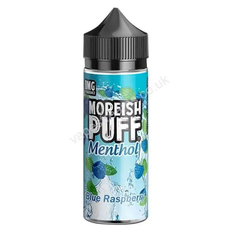 Blue Raspberry Menthol E-Liquid Shortfill by Moreish Puff