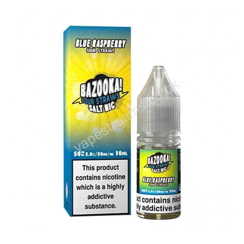 Blue Raspberry Nicotine Salt E-Liquid by Bazooka