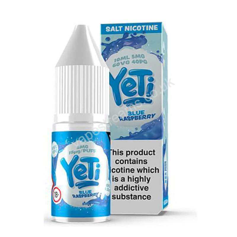 Blue Raspberry Nicotine Salt E-Liquid by YeTi Salts