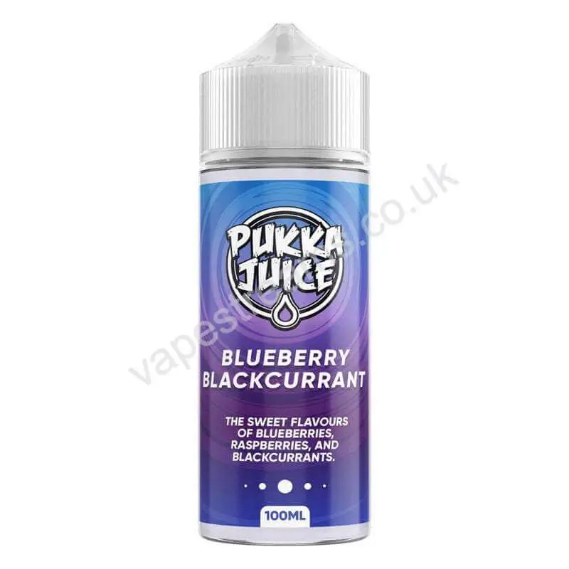 Blueberry Blackcurrant E-Liquid Shortfill by Pukka Juice