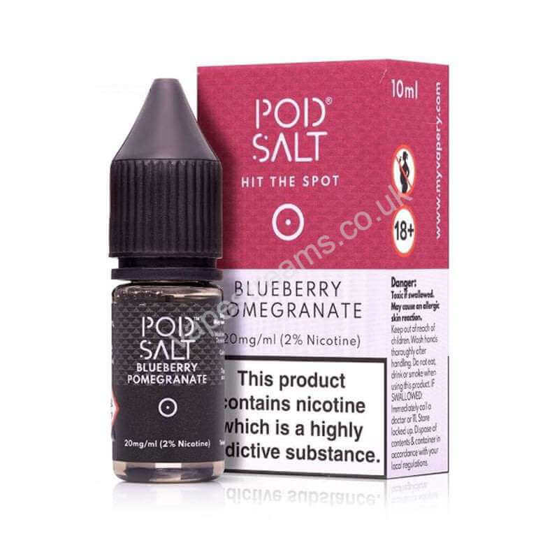 Blueberry Pomegranate Nicotine Salt E-Liquid By Pod Salt Core Range