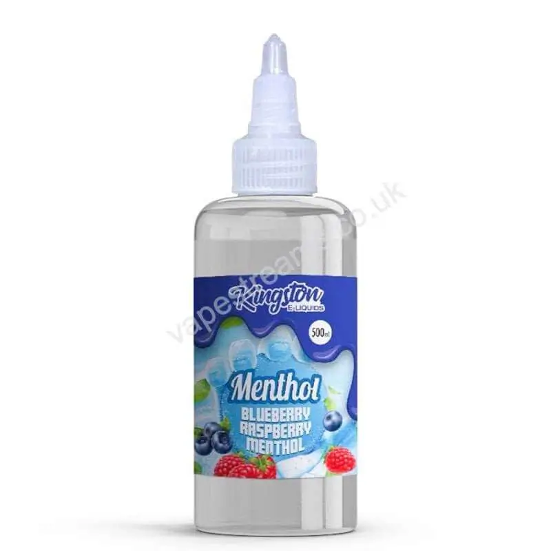 Blueberry Raspberry Menthol 500ml E-Liquid Shortfill by Kingston
