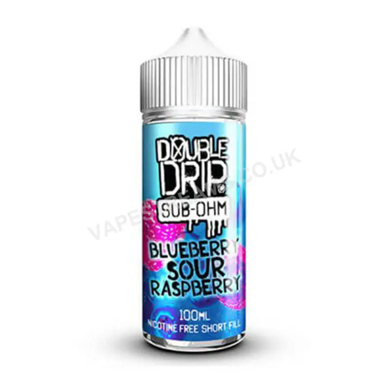 Blueberry Sour Raspberry E-Liquid Shortfill by Double Drip