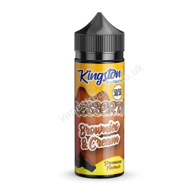 Brownies &amp; Cream E-Liquid Shortfill by Kingston 50/50