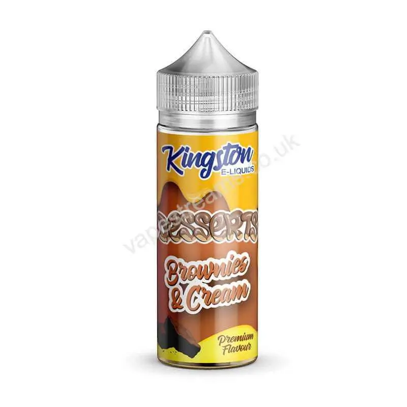 Brownies &amp; Cream E-Liquid Shortfill by Kingston Desserts