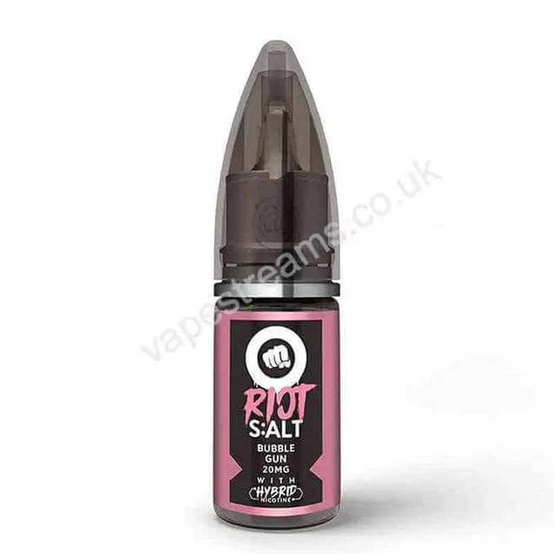 Bubble Gun Hybrid Nicotine Salt E-Liquid by Riot S:alt