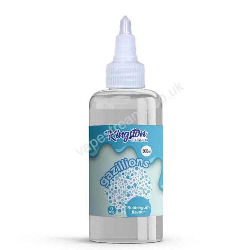 Bubblegum Gazillions 500ml E-Liquid Shortfill by Kingston