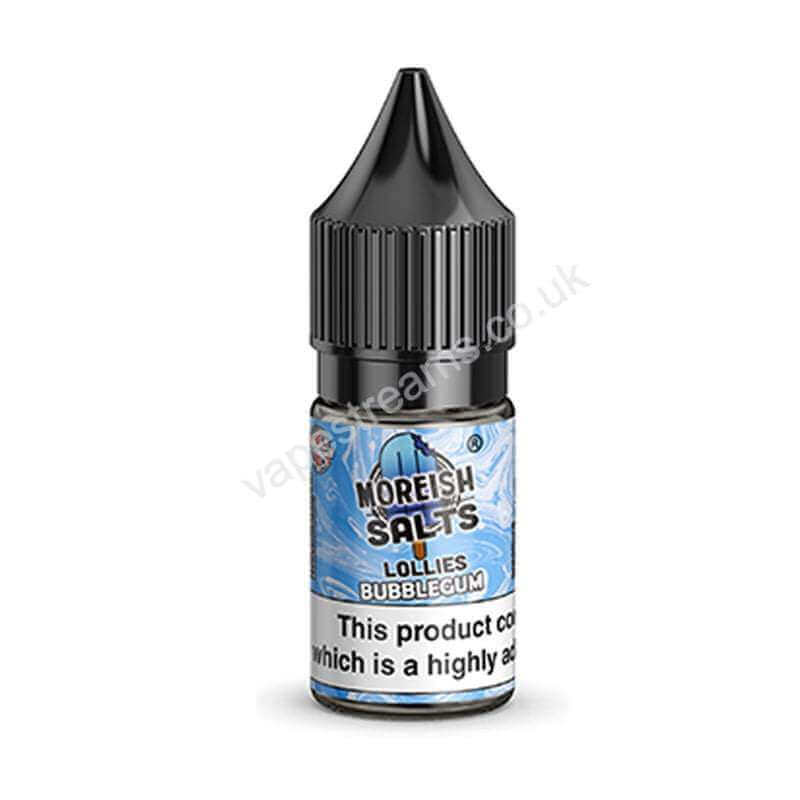 Bubblegum Lollies Nicotine Salt E-Liquid by Moreish Salts