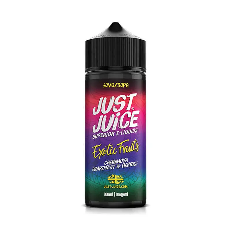 Cherimoya Grapefruit &amp; Berries 100ml E-Liquid Shortfill by Just Juice Exotic Fruits