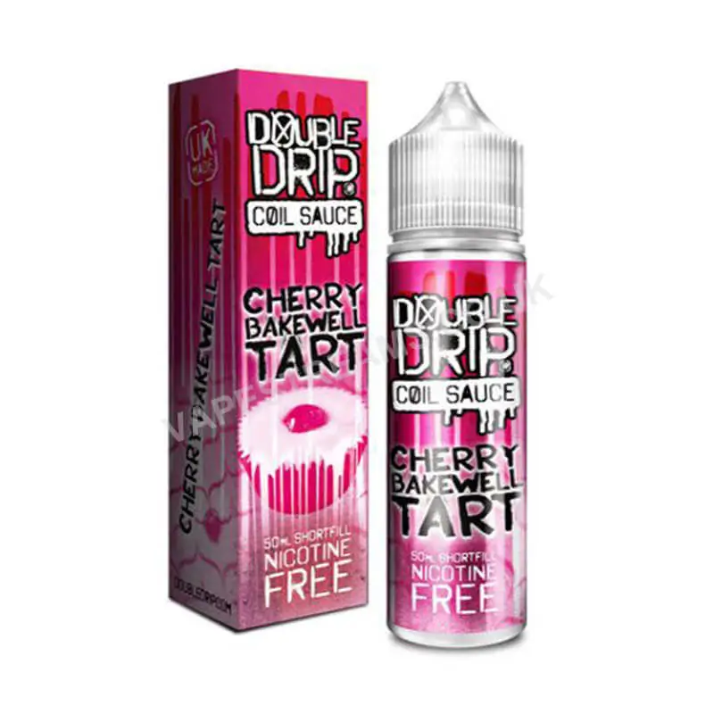 Cherry Bakewell Tart E-Liquid Shortfill by Double Drip