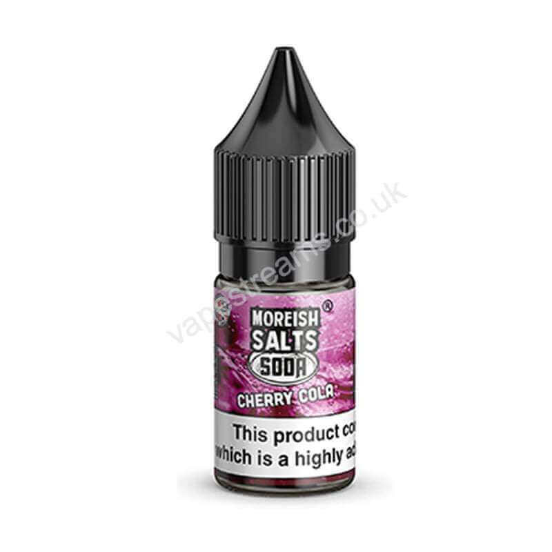 Cherry Cola Soda Nicotine Salt e-Liquid by Moreish Salts